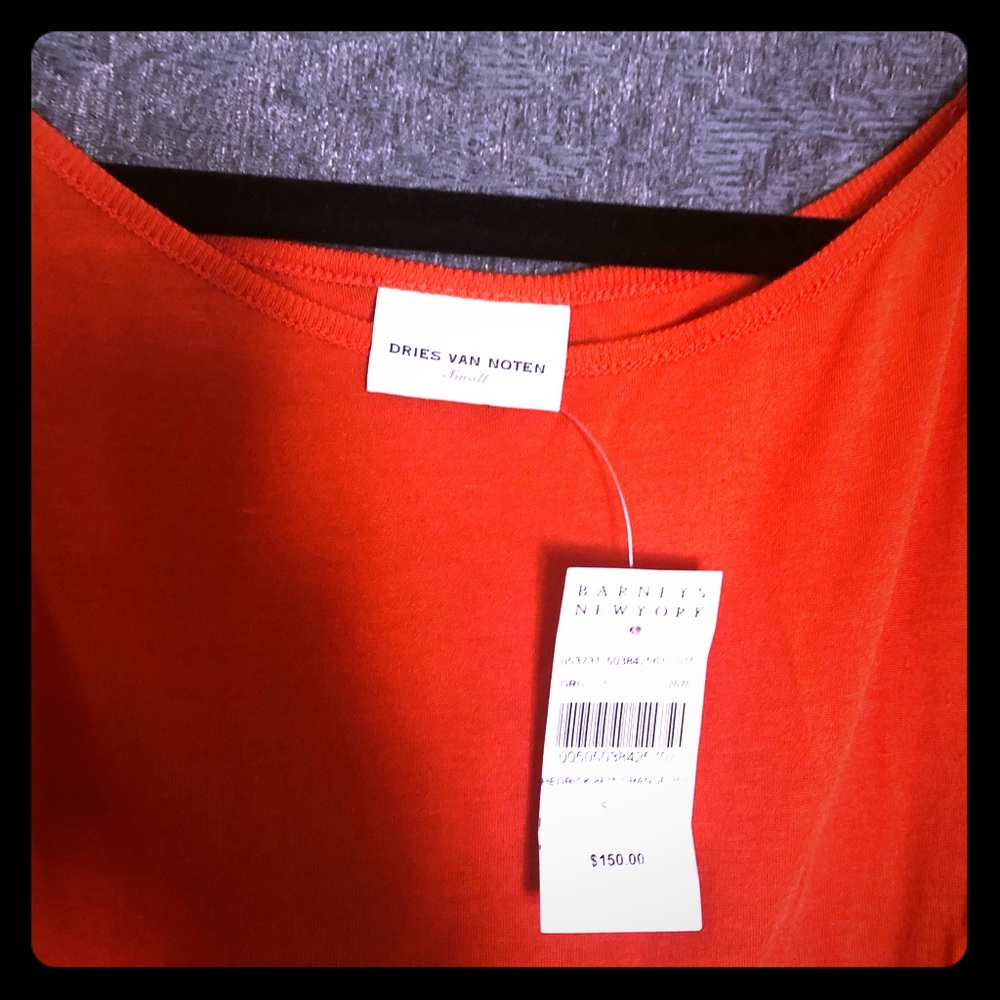 Dried van Noten  orange tank top